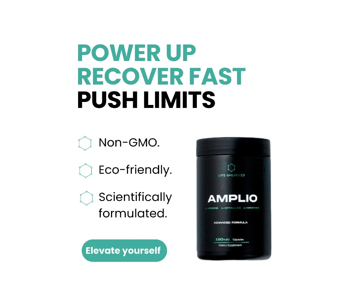 Amplio OKG + L-Arginine + L-Citrulline Advanced Formula