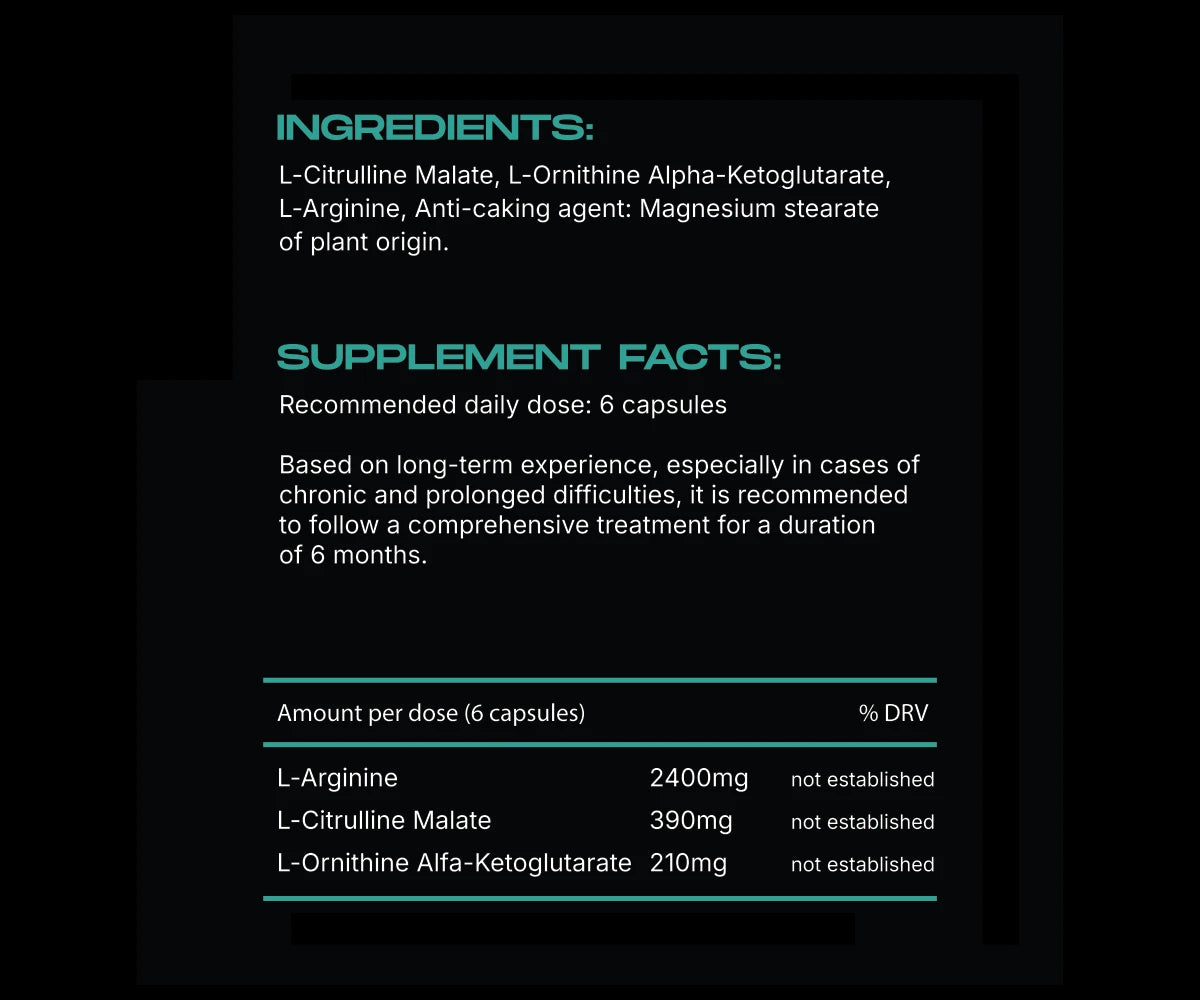 Amplio OKG + L-Arginine + L-Citrulline Advanced Formula