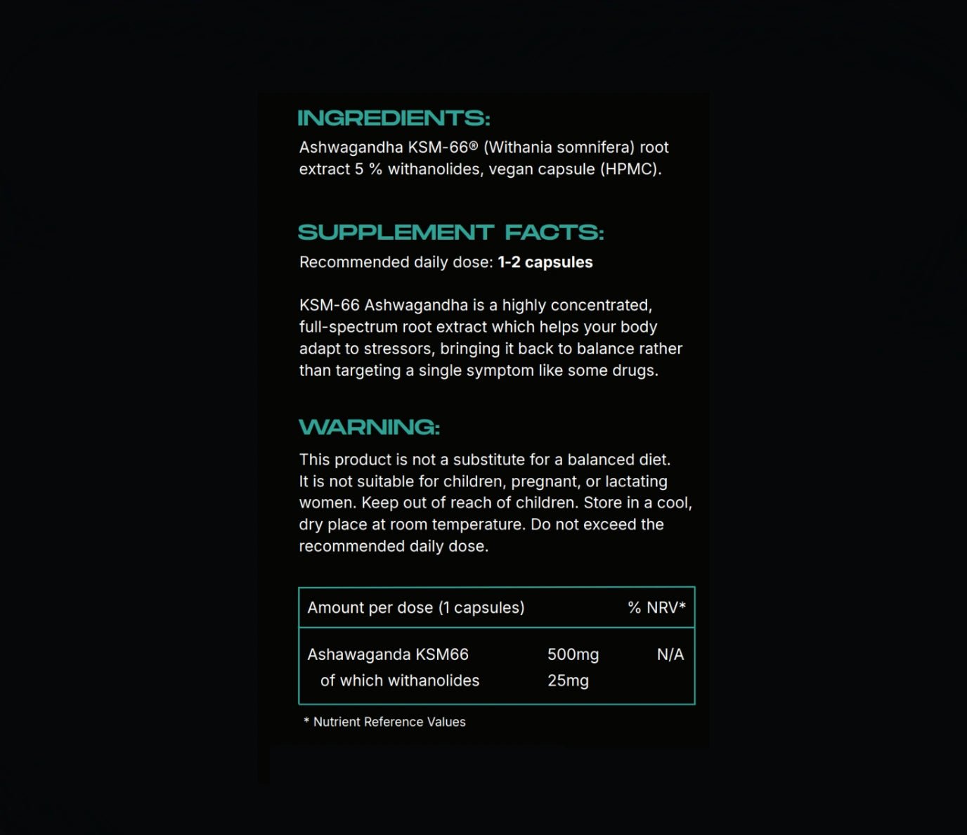 Ashwagandha KSM - 66 - LifeUnlocked