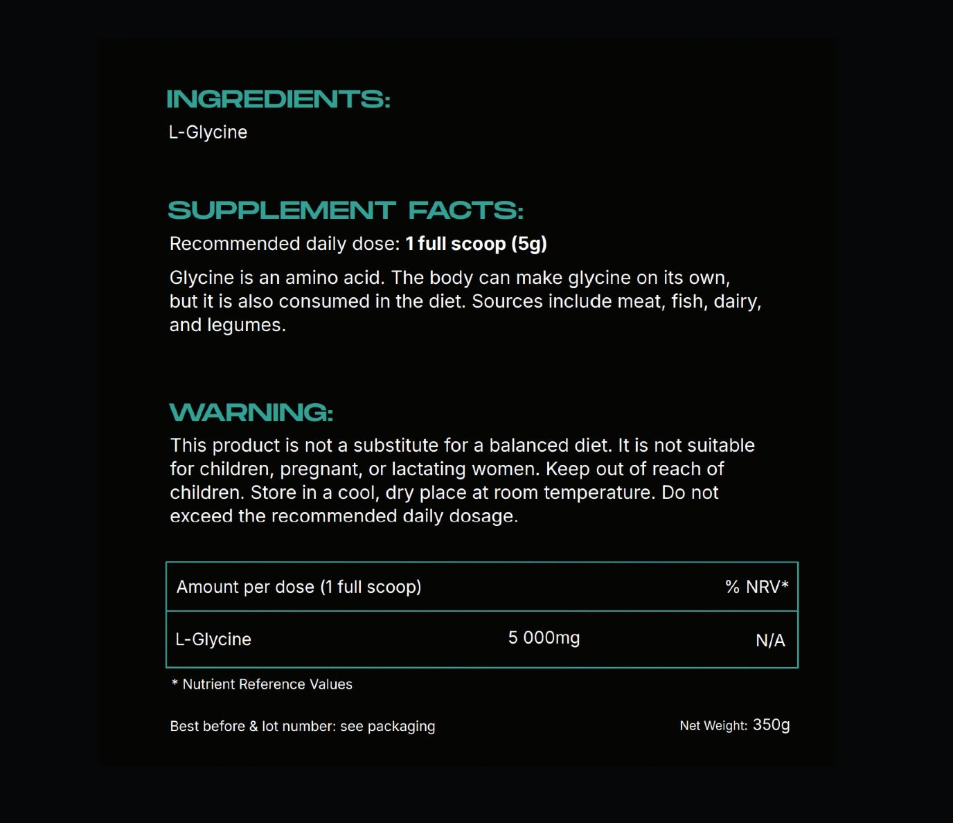 Glycine - LifeUnlocked