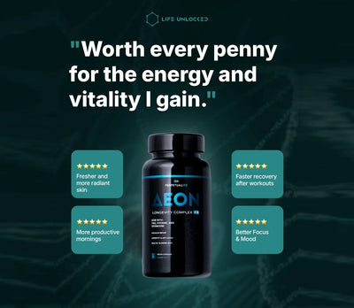 NAD+ Liposomal Longevity complex AEON 3.0 - LifeUnlocked