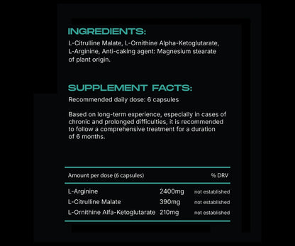 Amplio OKG + L-Arginine + L-Citrulline Advanced Formula