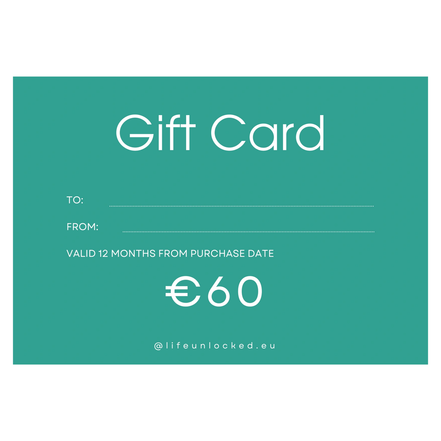 Longevity Gift Card