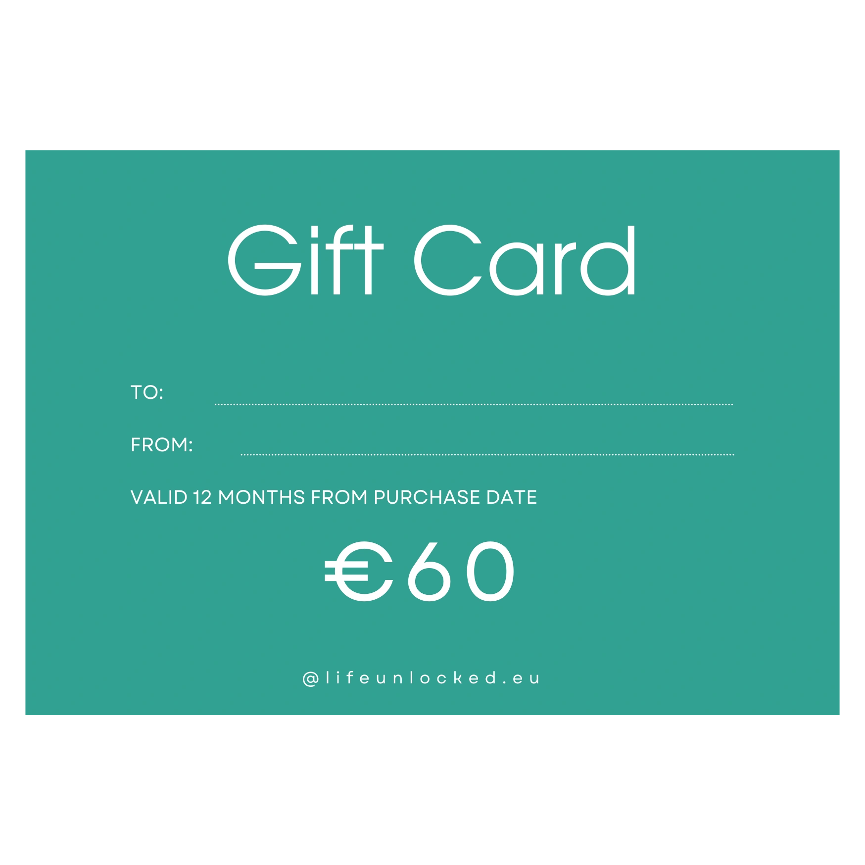 Longevity Gift Card