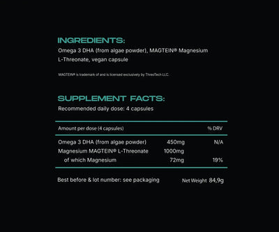 MindBoss Omega 3 DHA & Magtein - LifeUnlocked