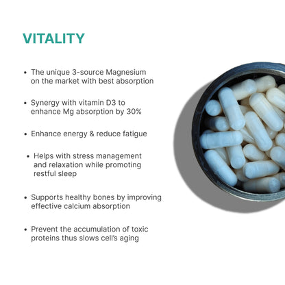 VITALITY with Magnesium + Vitamin D3