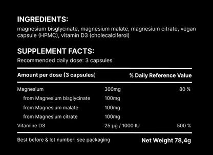 VITALITY with Magnesium + Vitamin D3